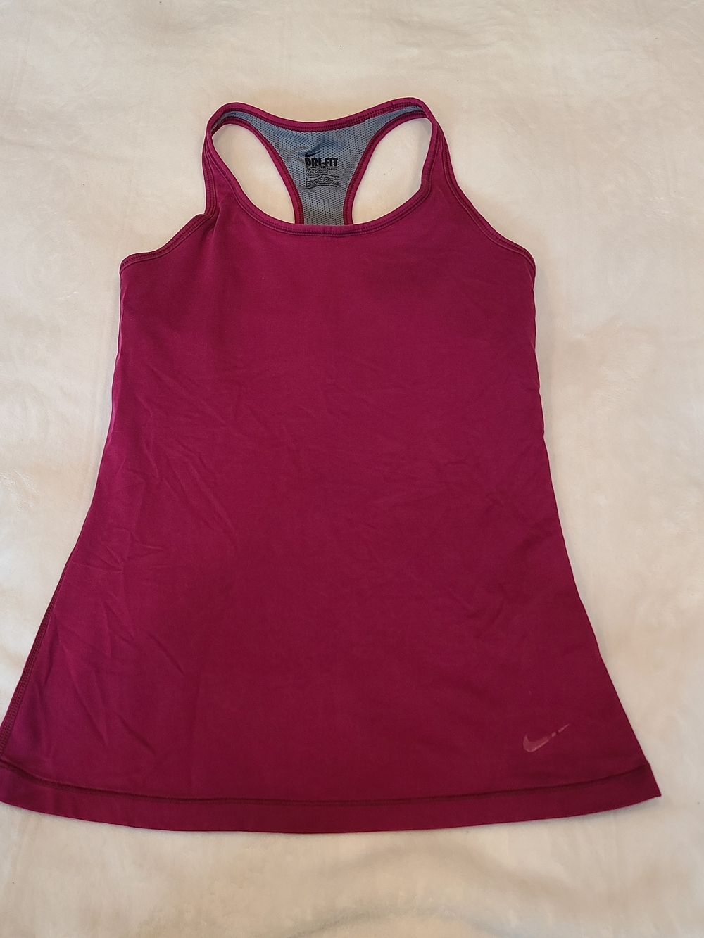 Nike Women’s Magenta Racerback Dri-FIT Tank Top